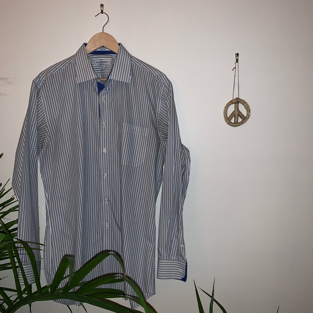 Paul Fredrick Trim Fit Dress Shirt